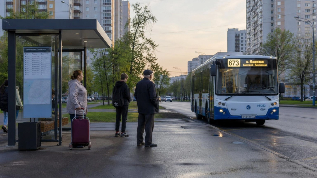 У памятника Нобелю в Рыбинске открылась новая автобусная остановка