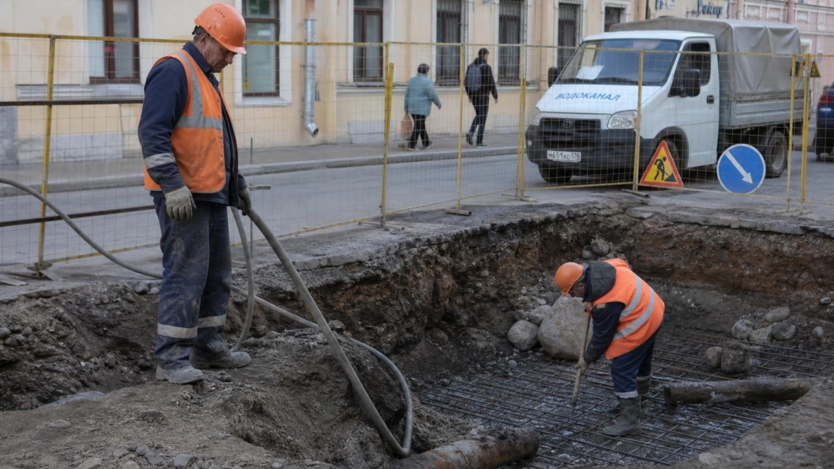 В Преображенском переулке обновляют теплосети перед созданием пешеходной зоны