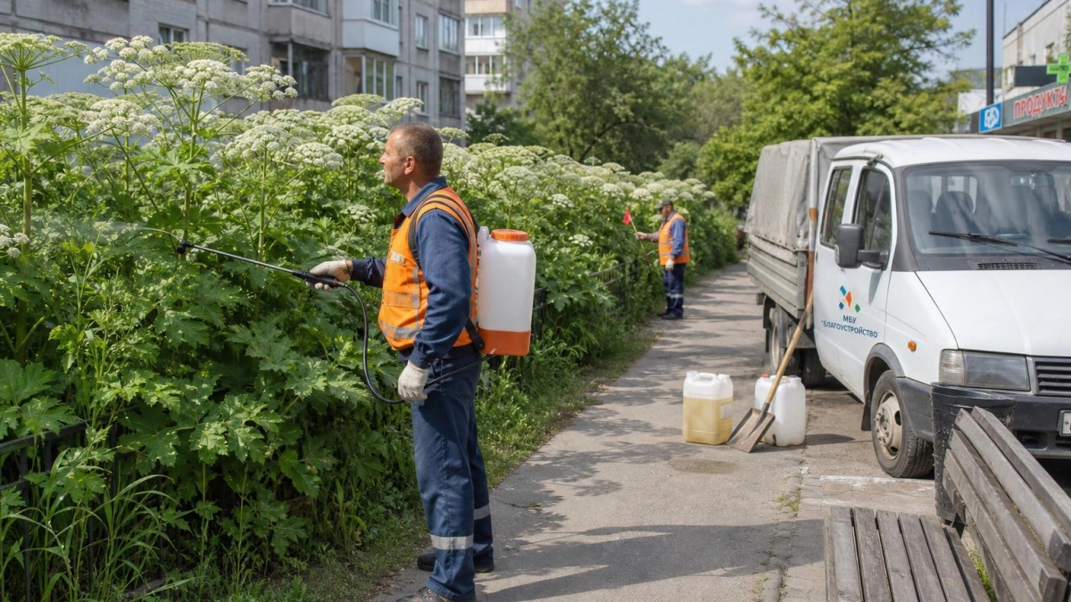 В Рыбинске обработают 42 гектара от борщевика до начала цветения