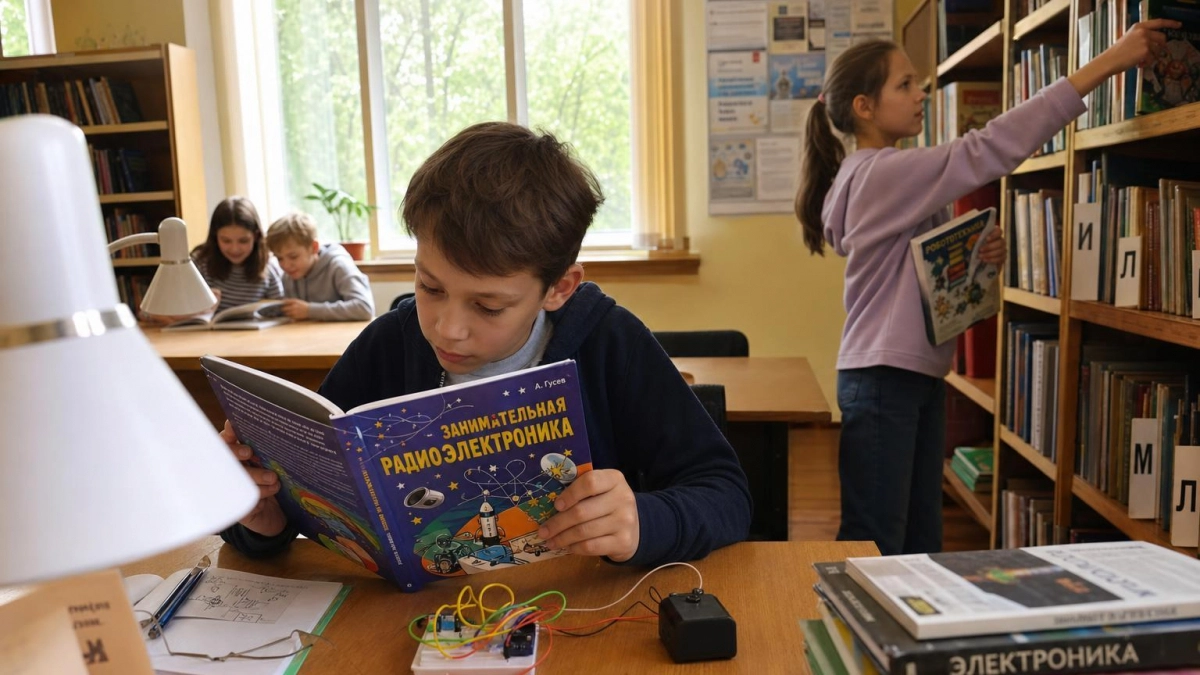 Рыбинский завод выпустил детскую книгу о радиоэлектронике и космосе