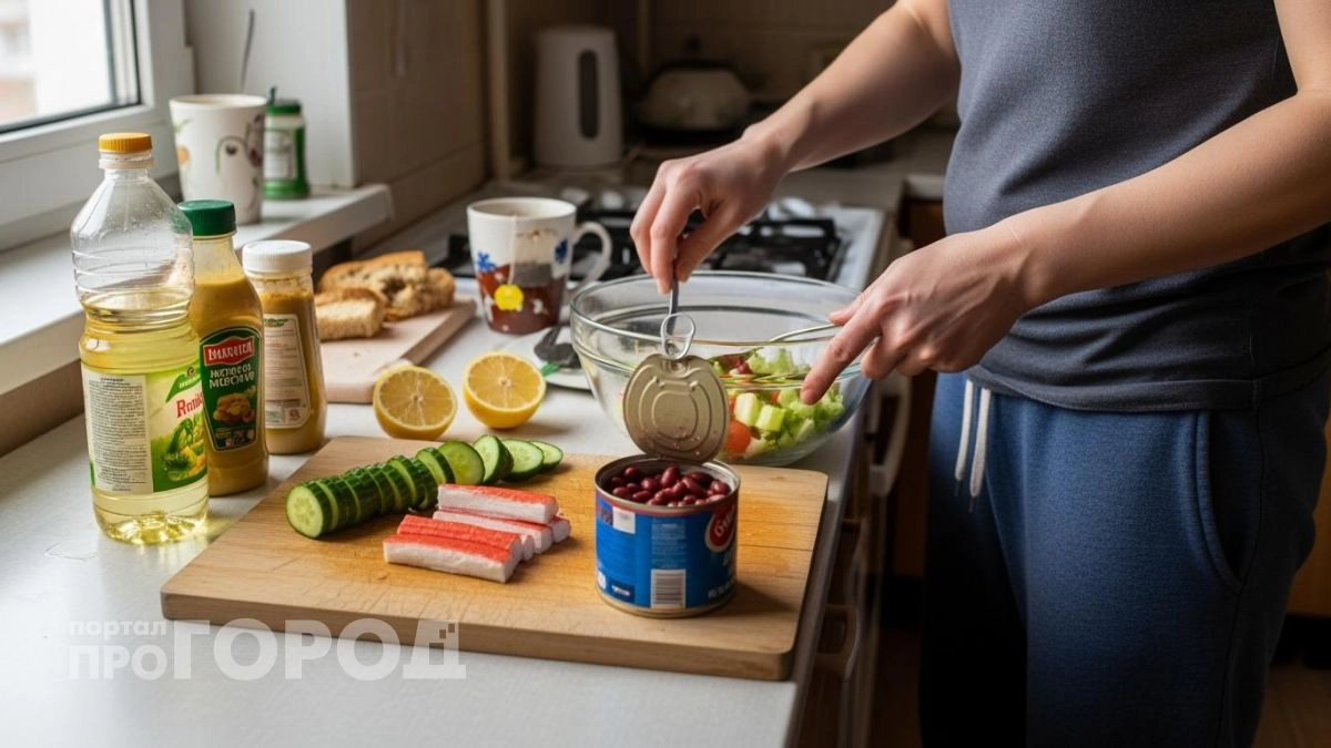 Всего три продукта из холодильника и пара минут времени: этот салат улетает со стола быстрее чем оливье