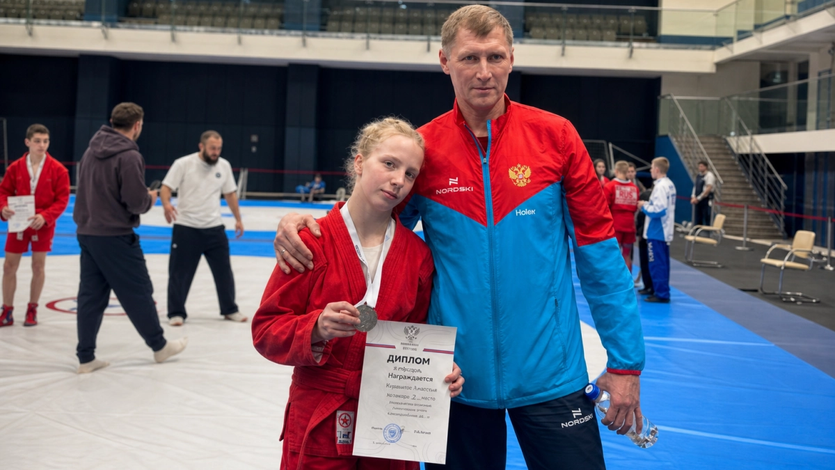Рыбинская самбистка Екатерина Романович завоевала серебро первенства России