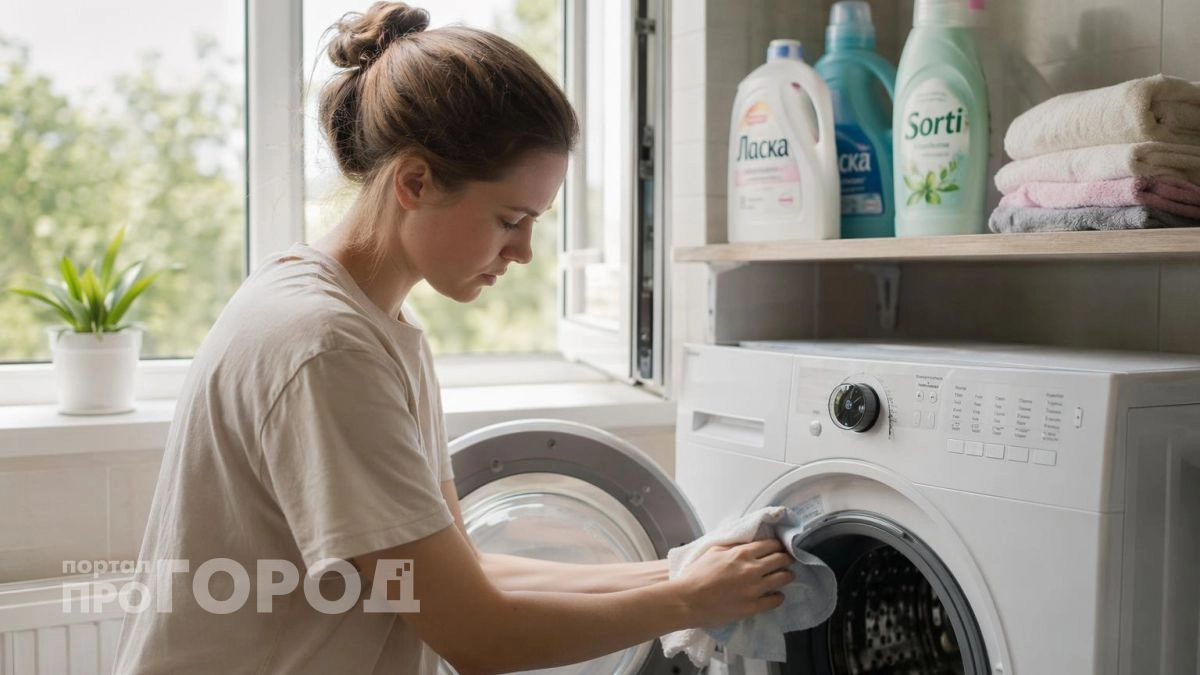 Положите обычную губку в барабан стиральной машины перед запуском: способ избавиться от шерсти на одежде