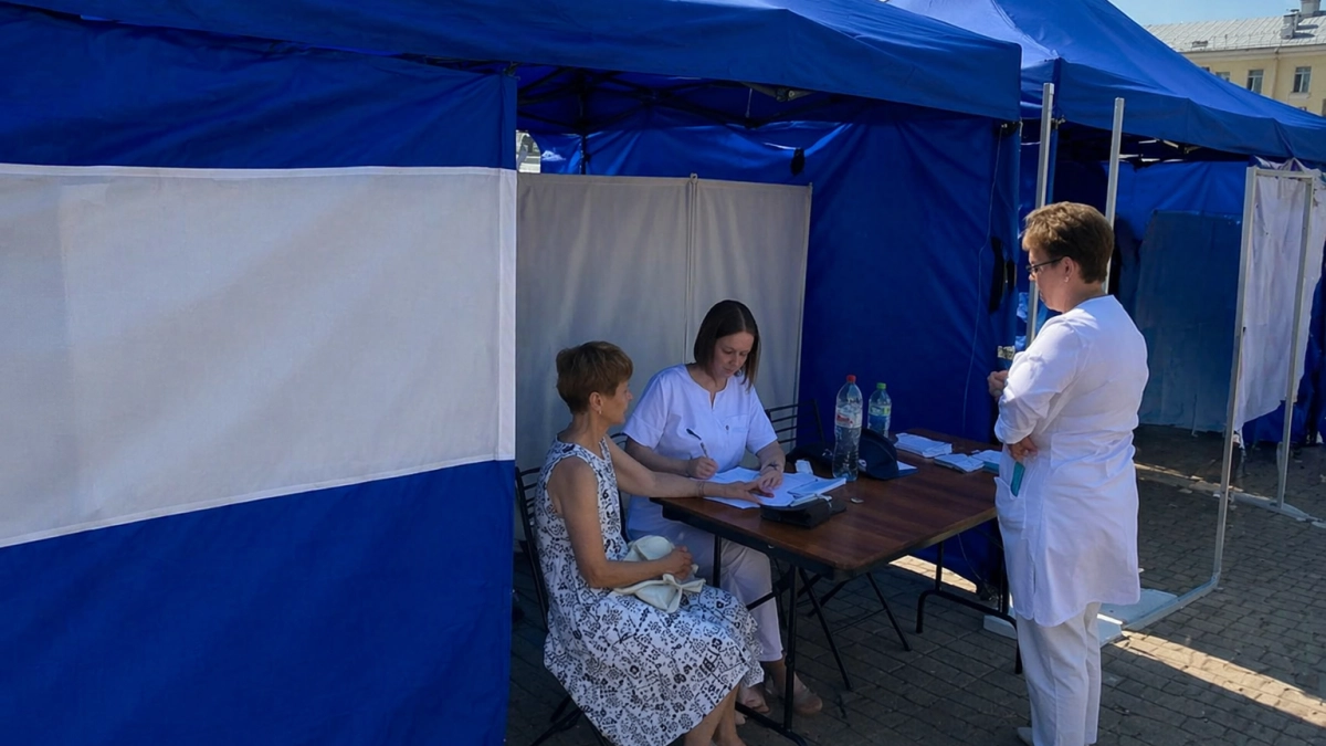 В Рыбинске акция «Шаг к здоровью» в июле проходит бесплатно и без записи
