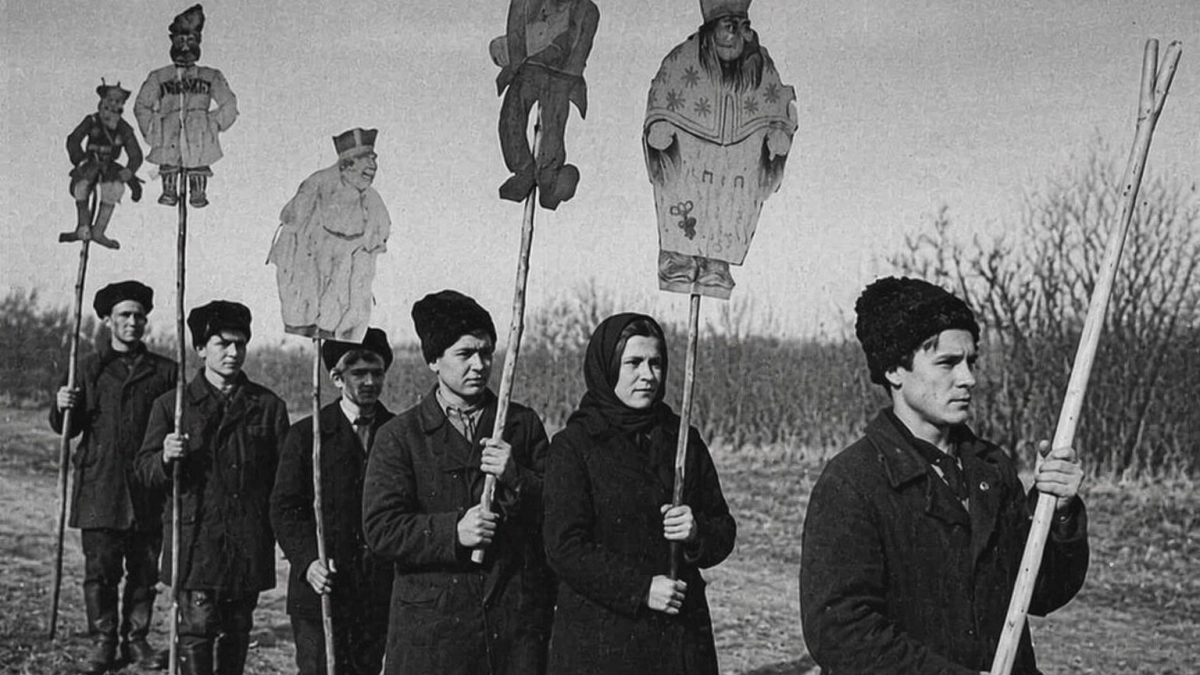 В Рыбинске 1920-х религиозные праздники вытесняли карнавалами и антирелигиозными шествиями