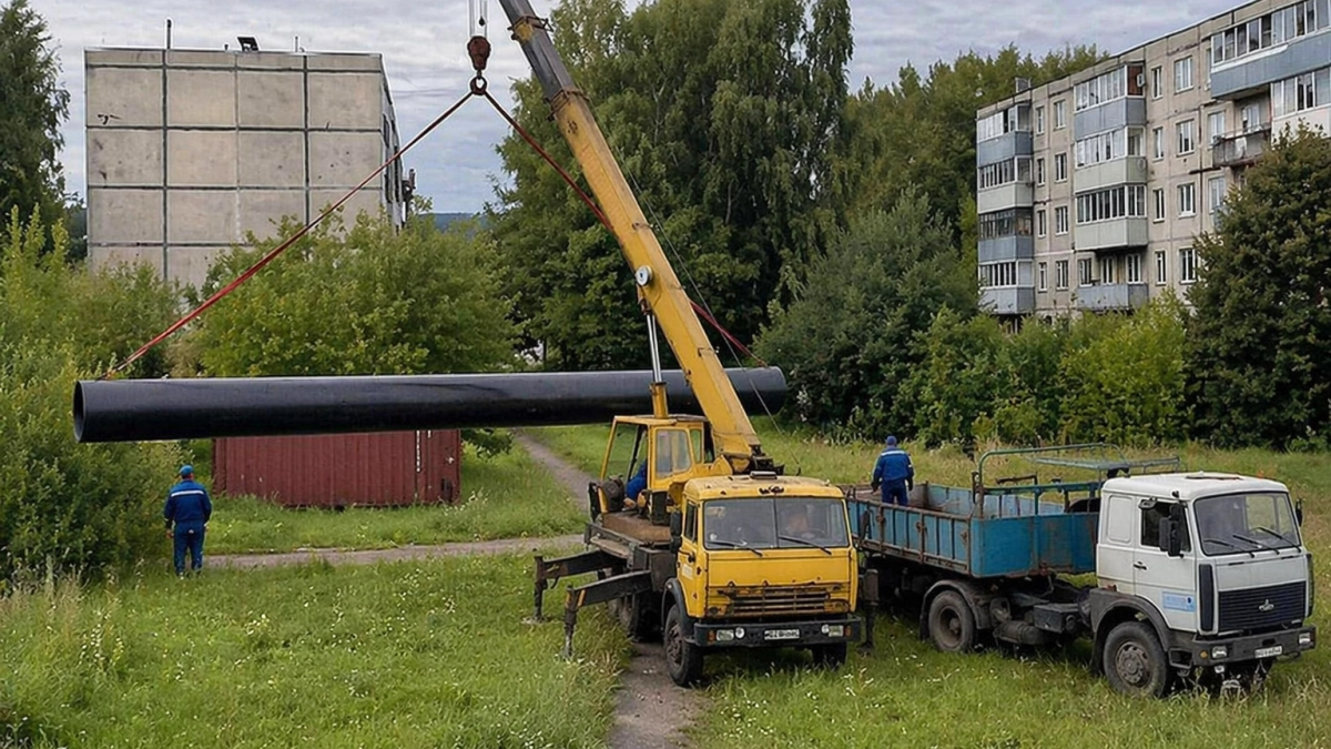 В Рыбинске начали капремонт коллектора диаметром 1000 мм без масштабных раскопок