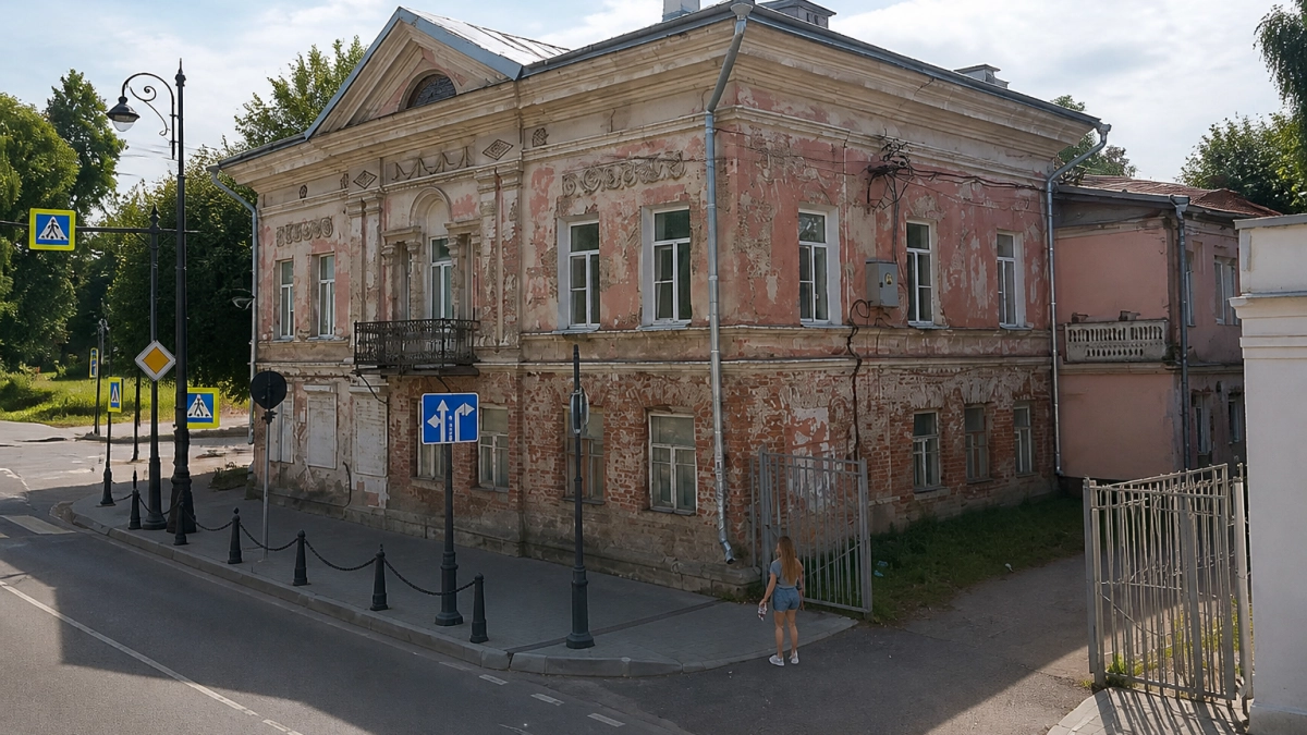 Дом Григорьевских в Рыбинске готовят к реставрации фасада и вспоминают историю рода