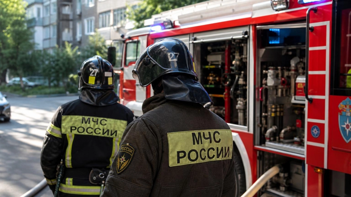 В Рыбинске на рассвете потушили пожар в квартире, люди не пострадали