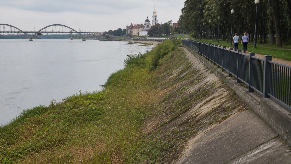 В Рыбинске расчистили берег Волги от моста до «Полёта»