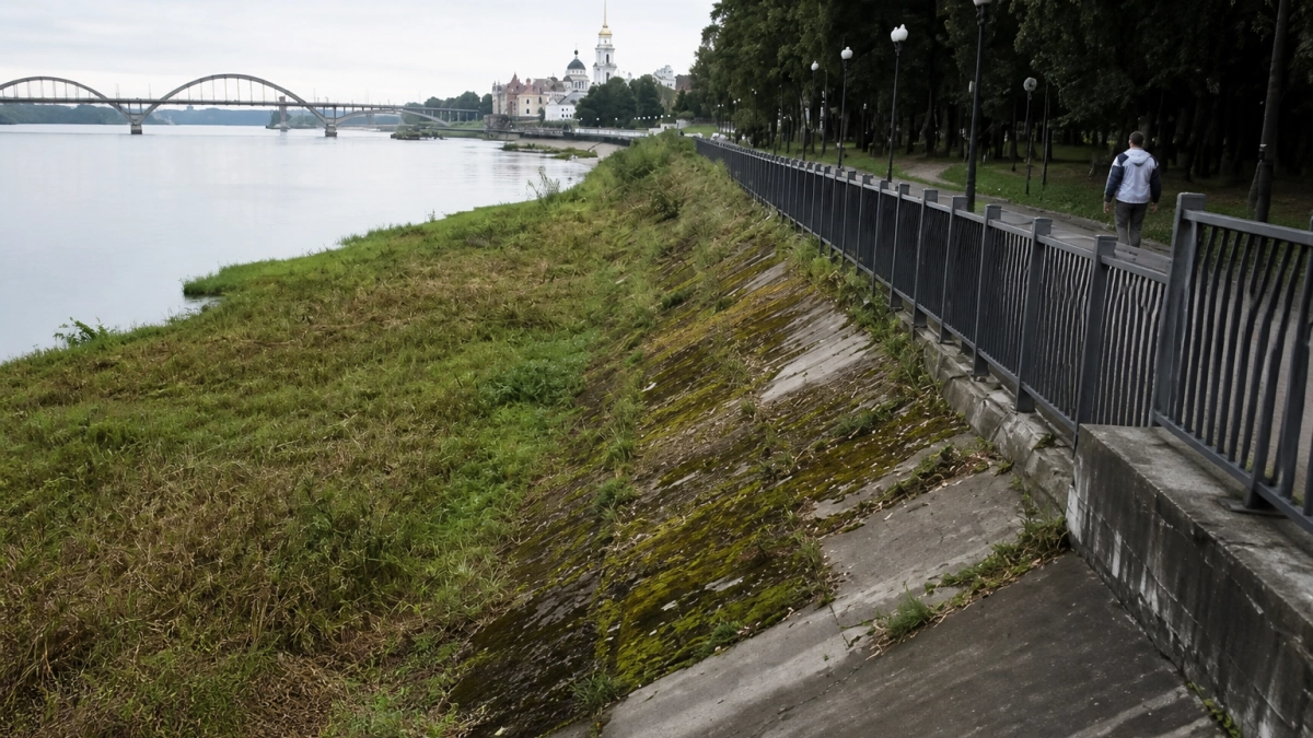В Рыбинске расчистили берег Волги от моста до «Полёта»