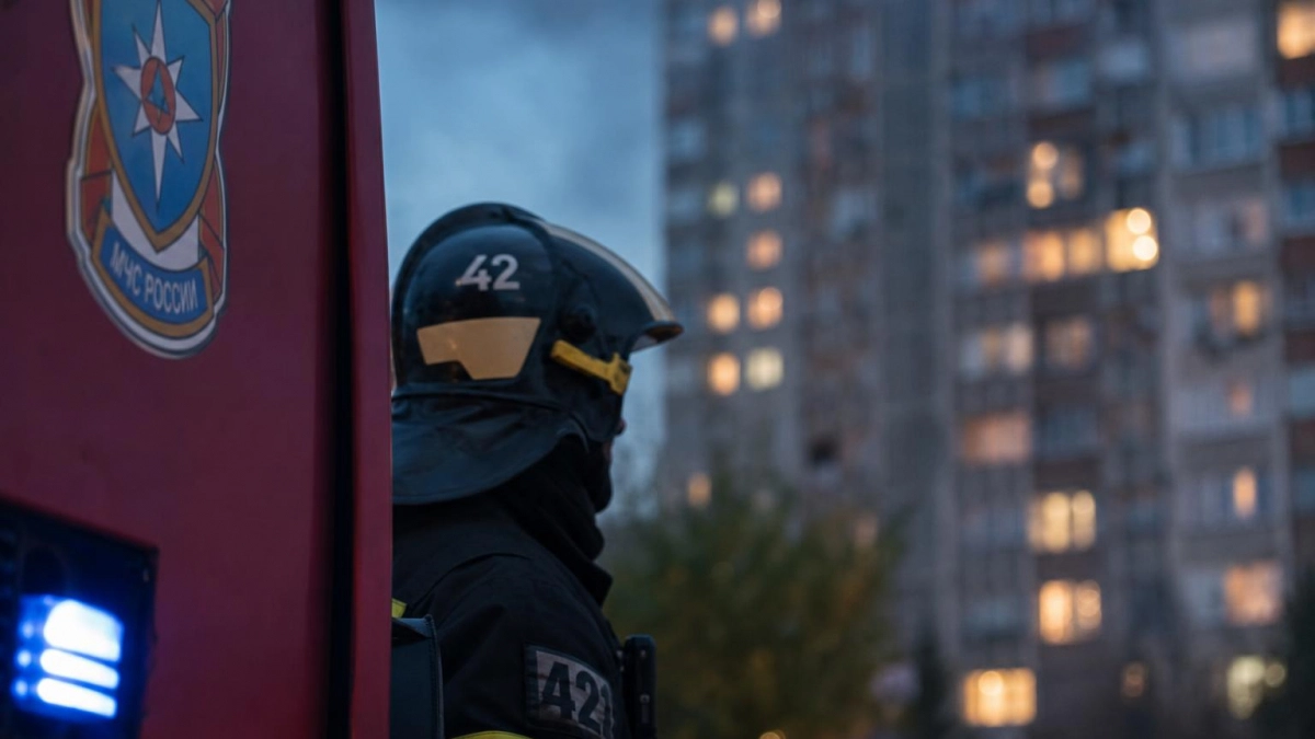 В Рыбинске при вечернем пожаре на Молодежной пострадал человек