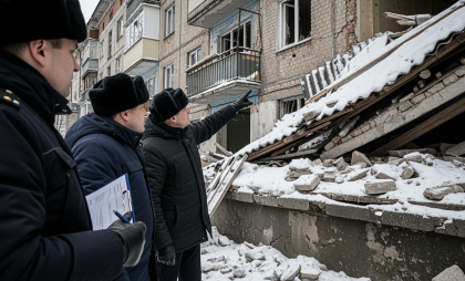 Крыша дома на Щепкина рухнула под снегом — снос ускорят на два года