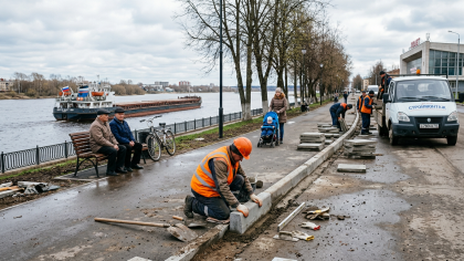Волжскую набережную в Рыбинске благоустроят от «Полёта» до Кораблестроителей